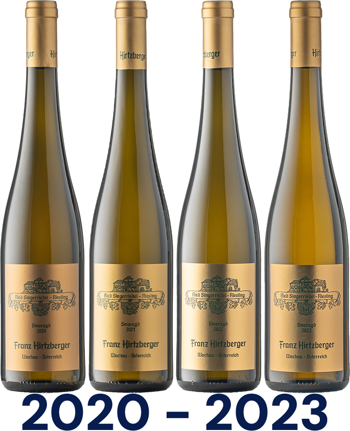 Vertikale: Riesling Ried Singerriedel Smaragd